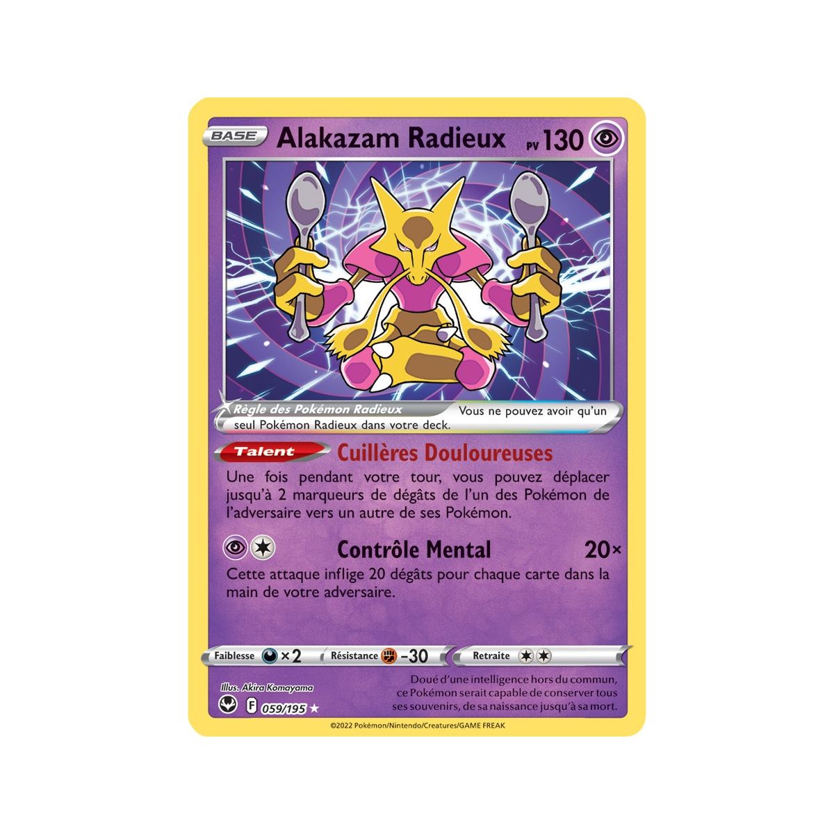 Pokémon Enkeltkort - Radiant Alakazam 059