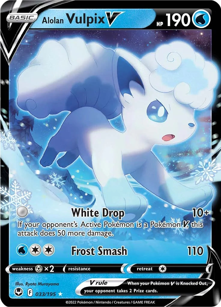 Pokémon Enkeltkort - Alolan Vulpix V 033