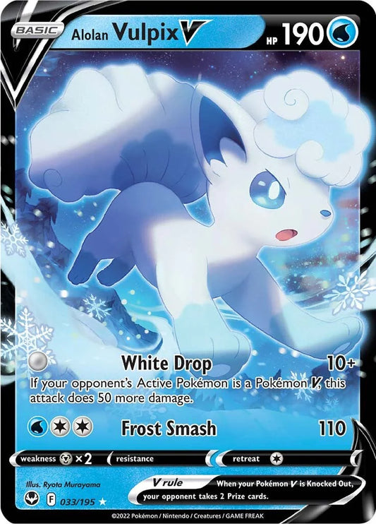 Pokémon Enkeltkort - Alolan Vulpix V 033