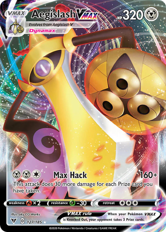 Pokémon Enkeltkort - Aegislash Vmax 127