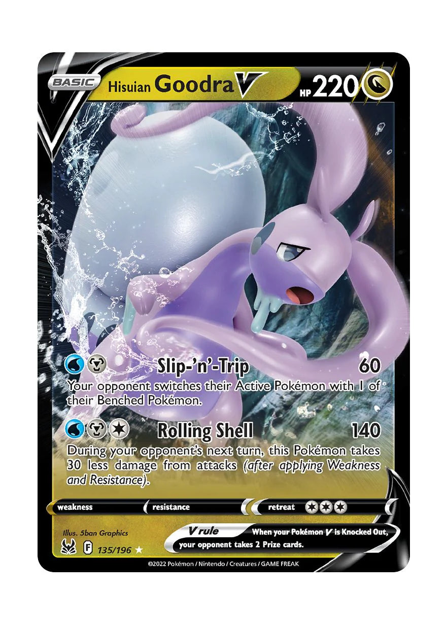 Pokémon Enkeltkort - Hisuian Goodra V 135