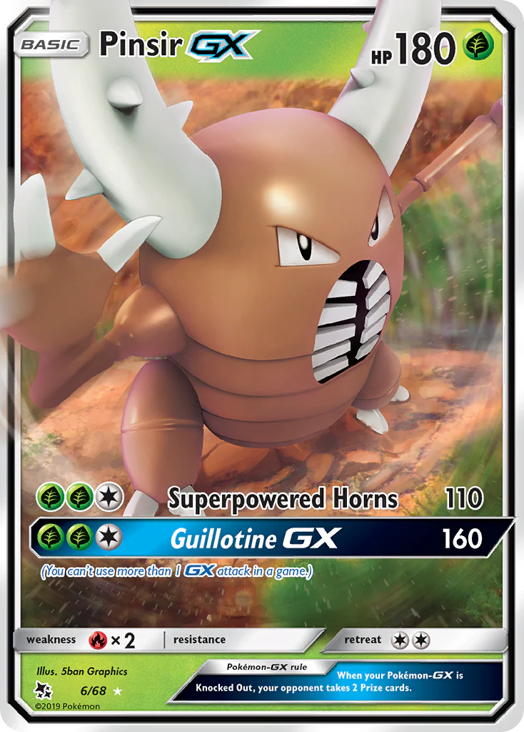 Pokémon Enkeltkort - Pinsir GX 6