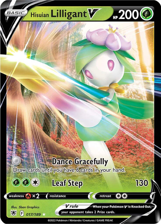 Pokémon Enkeltkort - Hisuian Lilligant V 017