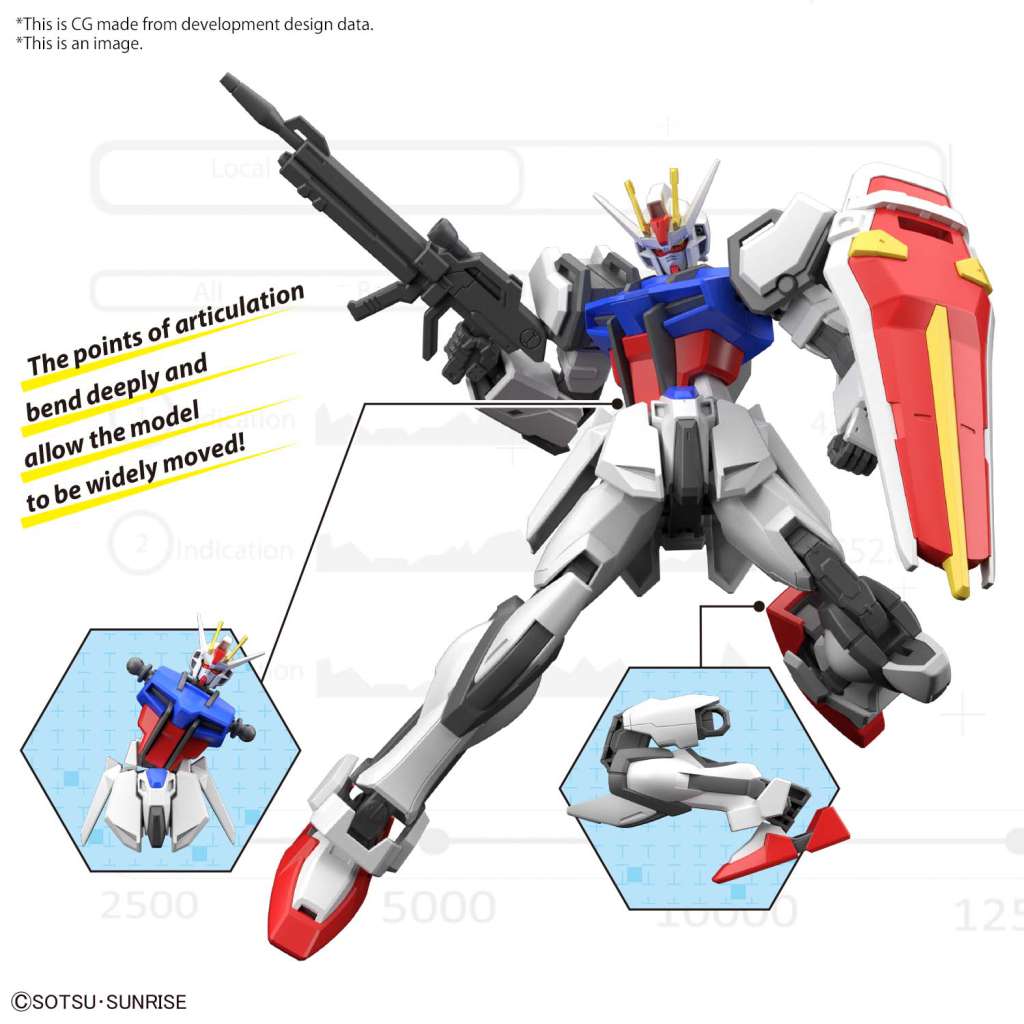 Bandai - Gundam Model Kit- EG Gundam Strike 1/144