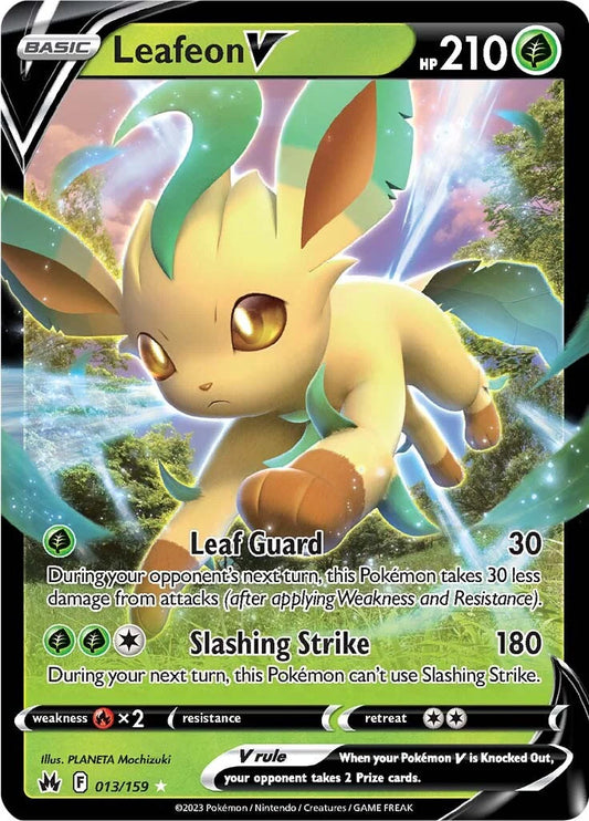 Pokémon Enkeltkort - Leafeon V 013