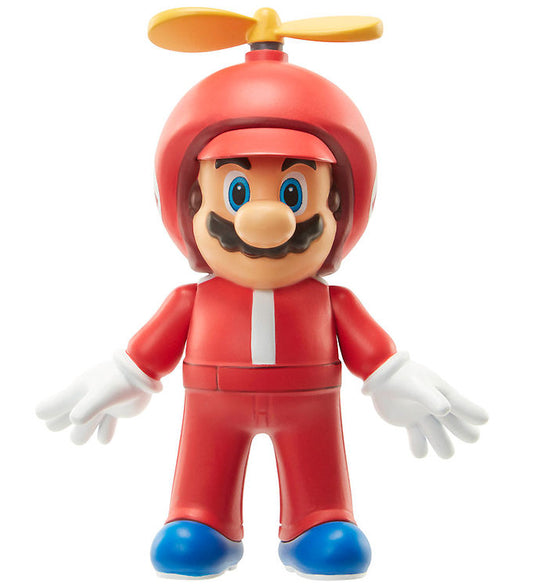 Super Mario - Flying Mario med optræk 6cm