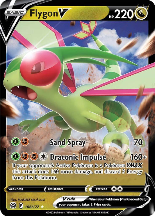 Pokémon Enkeltkort - Flygon V 106