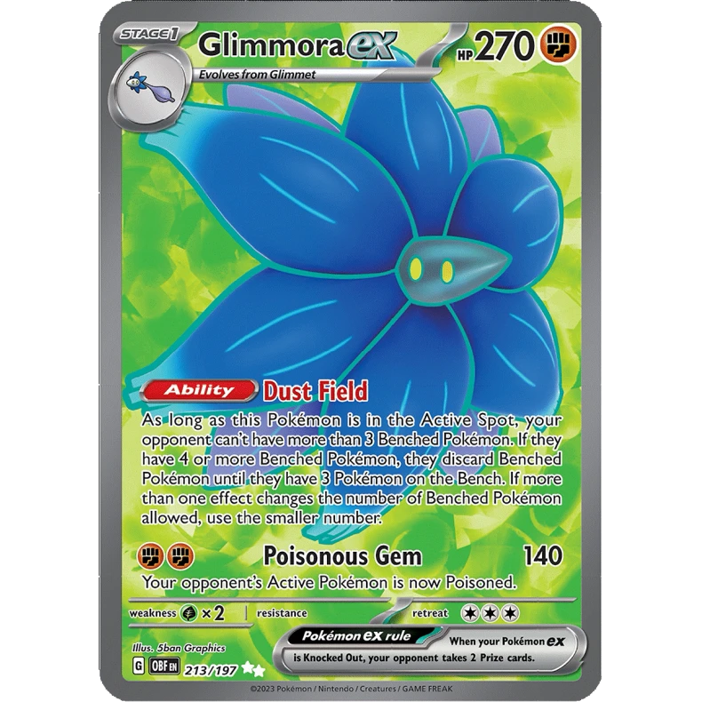 Pokémon Enkeltkort - Glimmora Ex 213