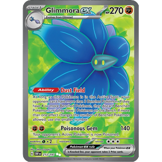 Pokémon Enkeltkort - Glimmora Ex 213