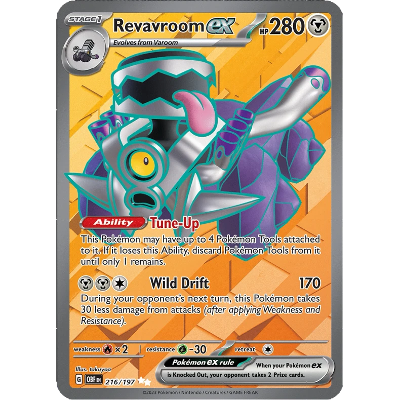 Pokémon Enkeltkort - Revavroom Ex 216