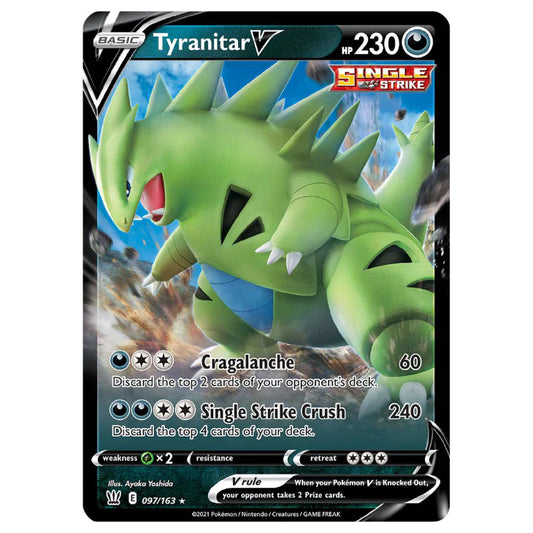 Pokémon Enkeltkort - Tyranitar V 097