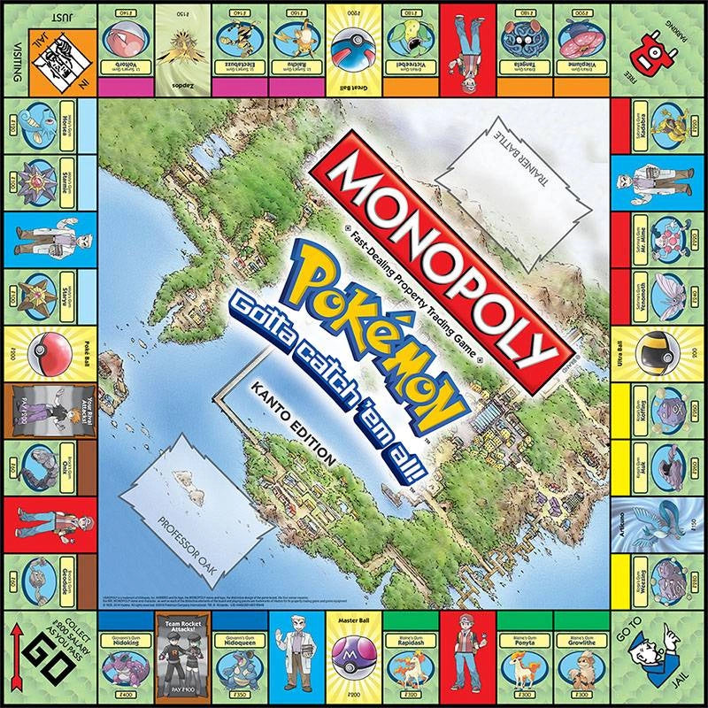 Monopoly - Pokémon Kanto Edition