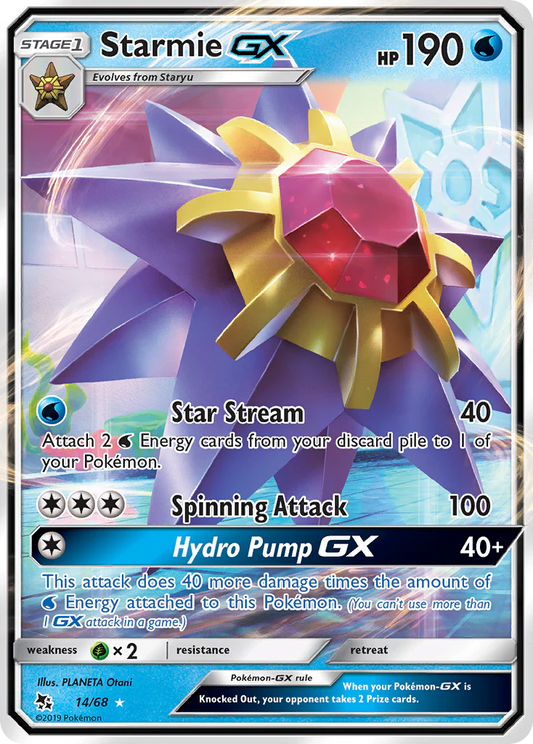 Pokémon Enkeltkort - Starmie GX 14