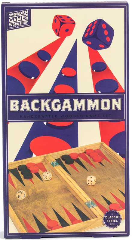 Backgammon - Wooden Games Workshop - 2 Spillere - Fra 10 År