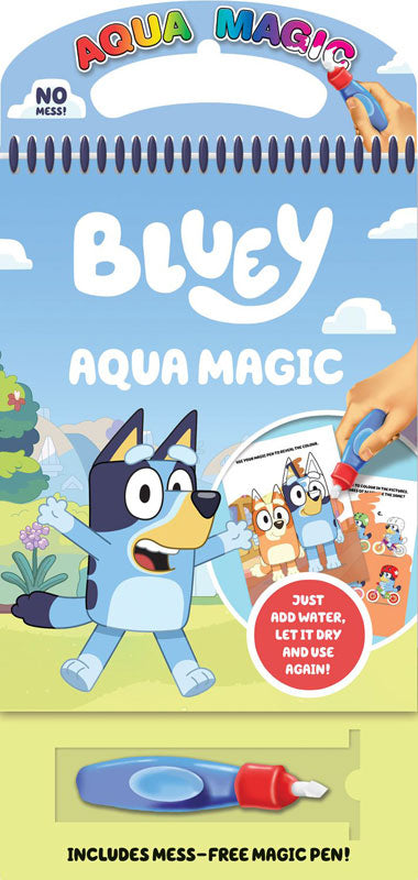 Bluey - Aqua Magic - Genanvendeligt Malesæt