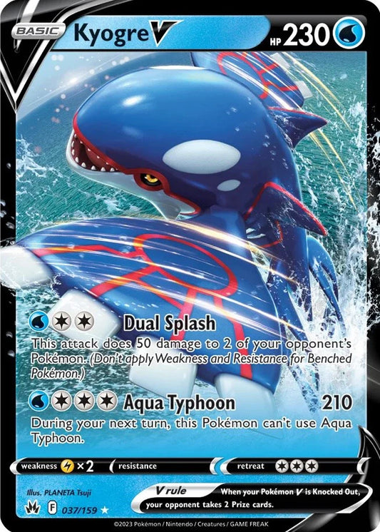 Pokémon Enkeltkort - Kyogre V 037