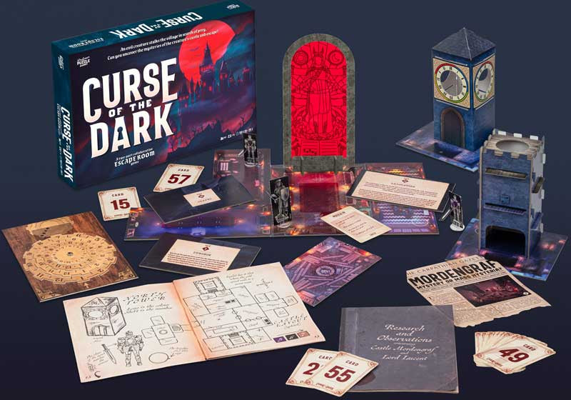 Curse of the Dark - Escape Room Spil - 2+ spillere - Fra 14 år