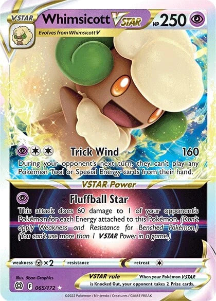 Pokémon Enkeltkort - Whimsicott Vstar 065