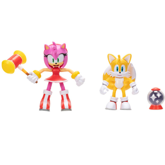 Sonic the Hedgehog - Amy & Tails 10cm 2-pak