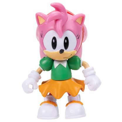 Sonic the Hedgehog - Sonic, Eggman, Tails, Knuckles, Amy Rose - 5 figurer 6cm