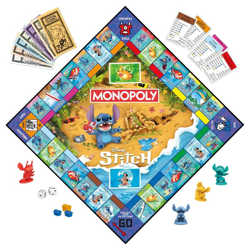 Monopoly - Stitch - Familiespil - 2-4 Spillere - Fra 8 år