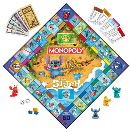 Monopoly - Stitch - Familiespil - 2-4 Spillere - Fra 8 år