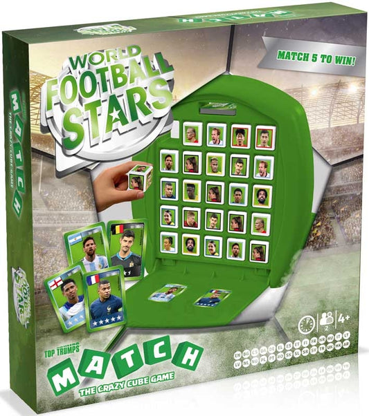 Top Trumps Match - World Football Stars - Strategispil - 2 Spillere - Fra 4 år